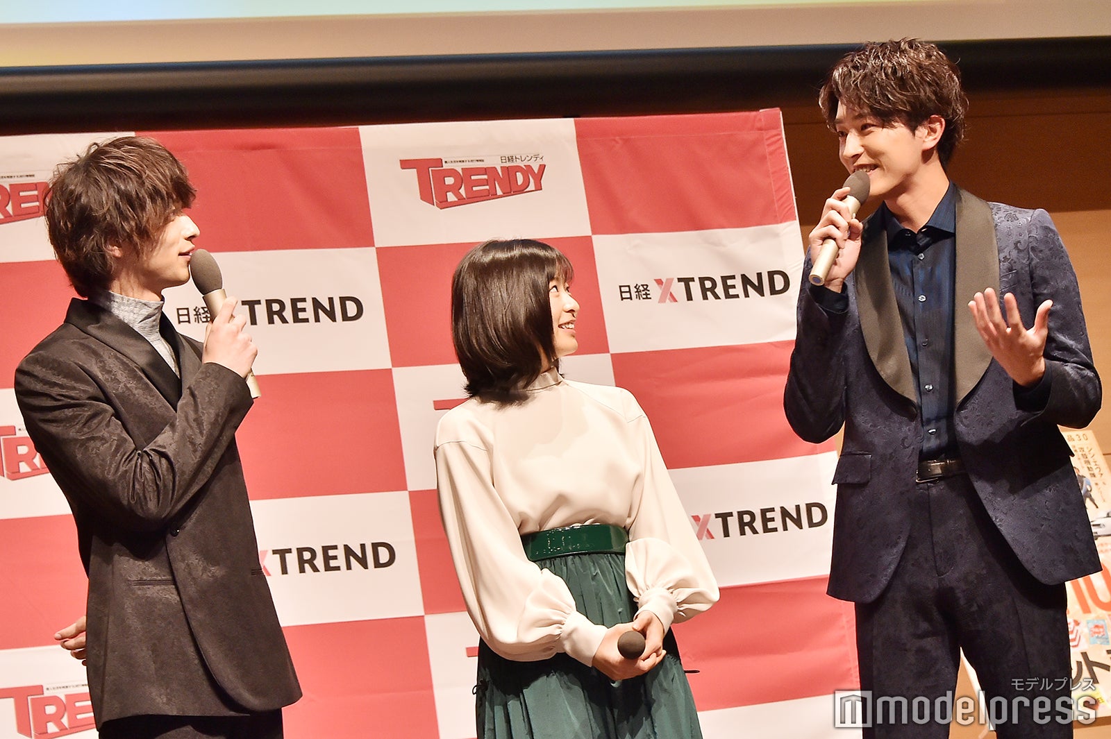 （左から）横浜流星、森七菜、杉野遥亮（C）モデルプレス