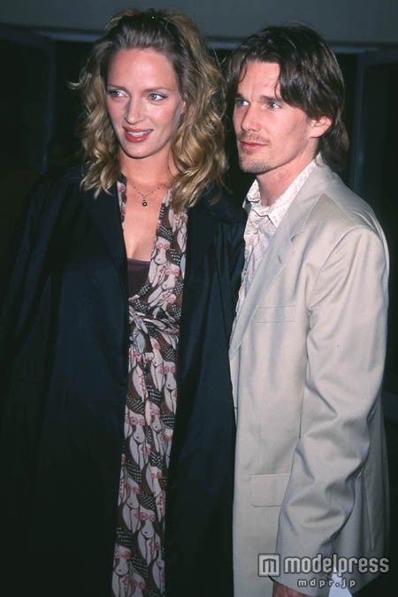 結婚していた頃のユマ・サーマンとイーサン・ホークNewscom／Zeta Image