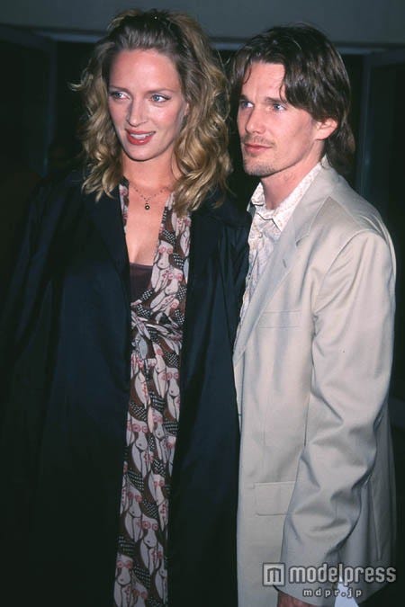 結婚していた頃のユマ・サーマンとイーサン・ホークNewscom/Zeta Image