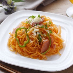 【すぐ麺】レンジで簡単「もちもち食感のナポリタン焼きそば」レシピ