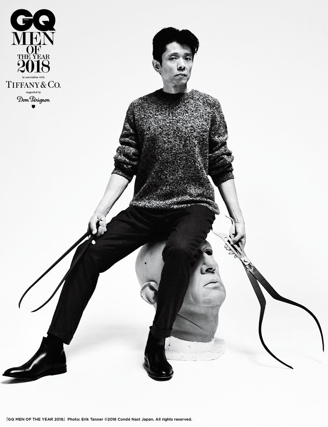 辻一弘／『GQ JAPAN』2019年1・2月合併号（11月24日発売）（提供写真）