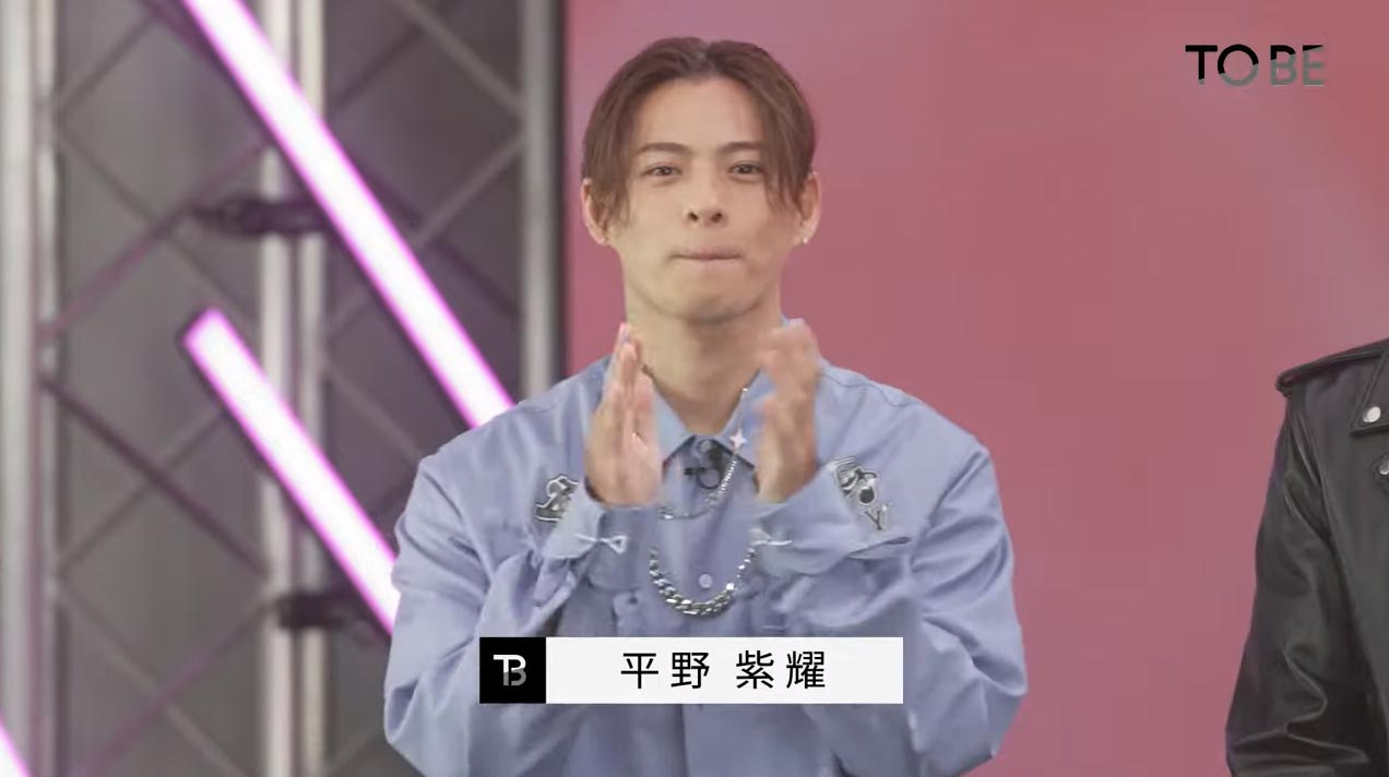 平野紫耀「TOBE」公式YouTubeより