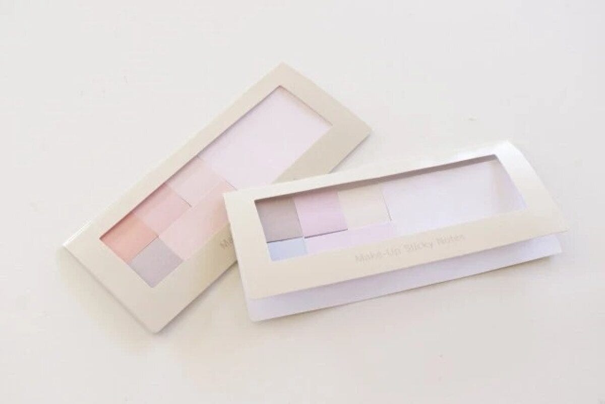 ダイソー コスメ調ふせん(ピンク) コスメ調ふせん(ブルー) ダイソー コスメ調ふせん(ピンク) コスメ調ふせん(ブルー)