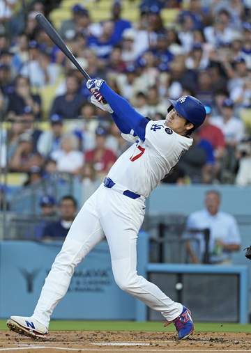大谷翔平が復帰後初タイムリー！剛腕ミラーの103マイルを打ち抜く 左中間真っ二つの二塁打 飛距離114メートルの一撃に本拠地大歓声