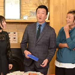（左から）松岡茉優、加藤浩次、つるの剛士（C）読売テレビ