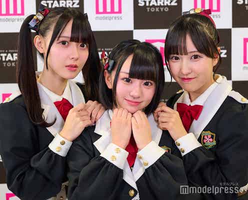 高嶺のなでしこ「可愛くてごめん」も披露で観客沸く 松本ももな&東山恵里沙&涼海すうの舞台裏に直撃【STARRZ TOKYO】