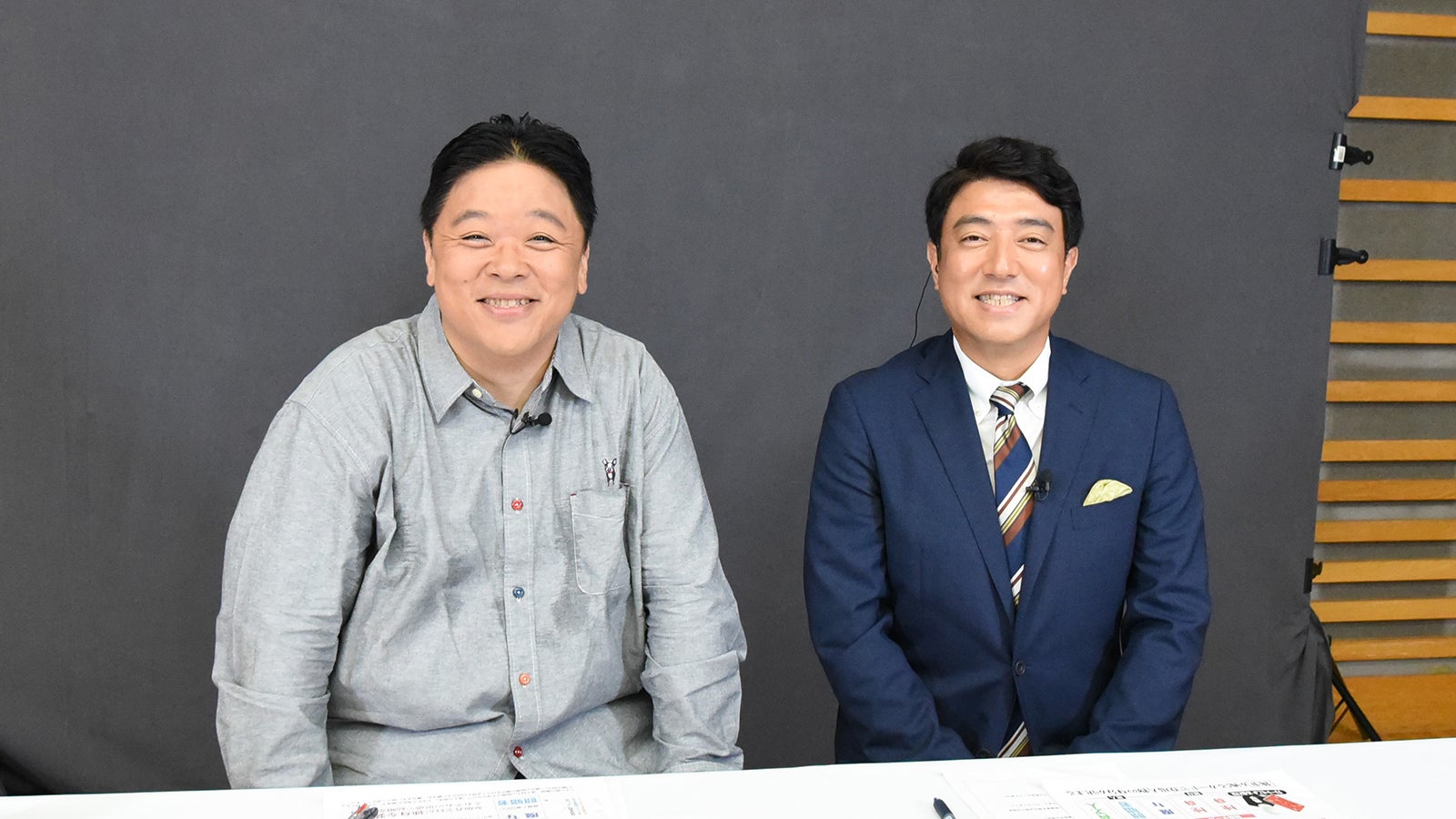 伊集院光、佐野瑞樹アナウンサー（C）フジテレビ