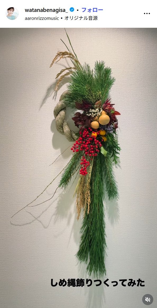 渡邊渚Instagramより