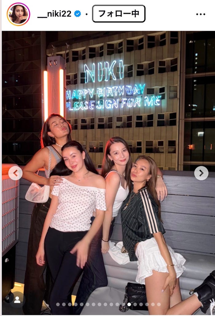 Niki Instagramより