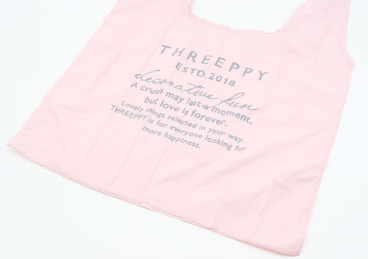 スリーピーチャーム付エコバッグデザイン