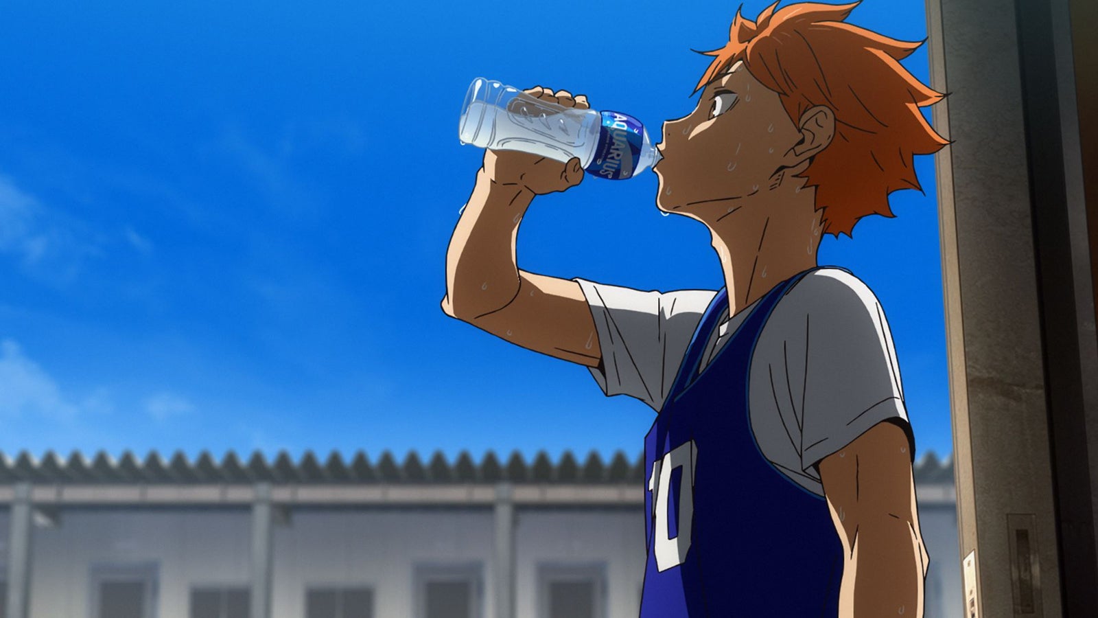 新CM「満ちてるキミは、いい顔だ。」編より（C）古舘春一／集英社・「ハイキュー！！」製作委員会