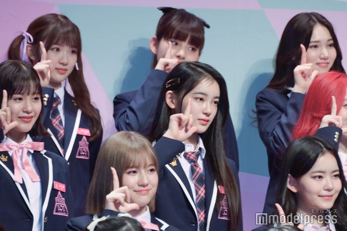 『PRODUCE 101 JAPAN THE GIRLS』概要発表記者会見、練習生お披露目の様子(C)モデルプレス