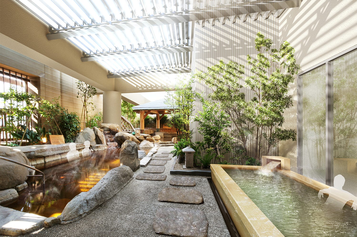 天然温泉「スパ ラクーア」が大規模ニューアル フィンランド式サウナや炭酸泉を新設