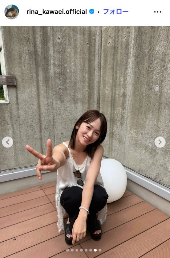 川栄李奈Instagramより