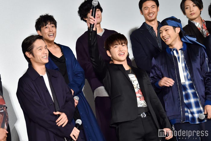 「RUDE BOYS」からは窪田正孝・佐野玲於・佐野岳が登壇(C)モデルプレス