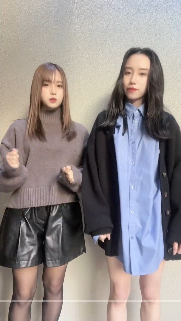 るな、みゆ／ばんばんざいTikTokより