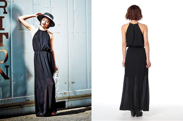 シフォンマキシワンピース「SPIRALGIRL」8,532円(税込)