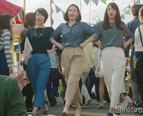 香椎由宇・波瑠・山本美月ら“3姉妹”圧倒的スタイルで颯爽ウォーキング