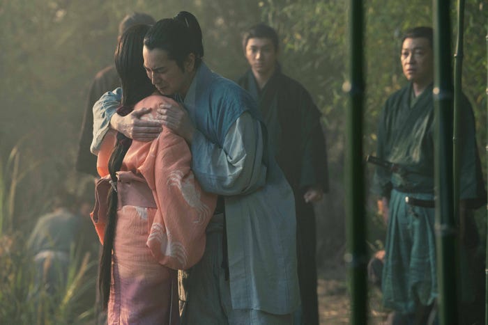 有村架純、松本潤(C)NHK