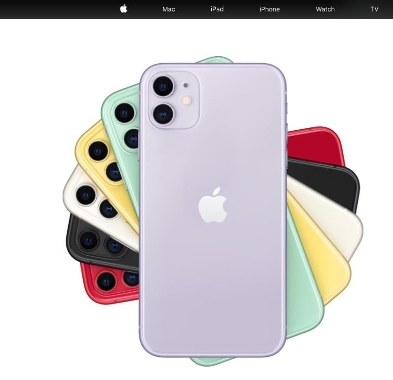「iPhone 11」／Appleより
