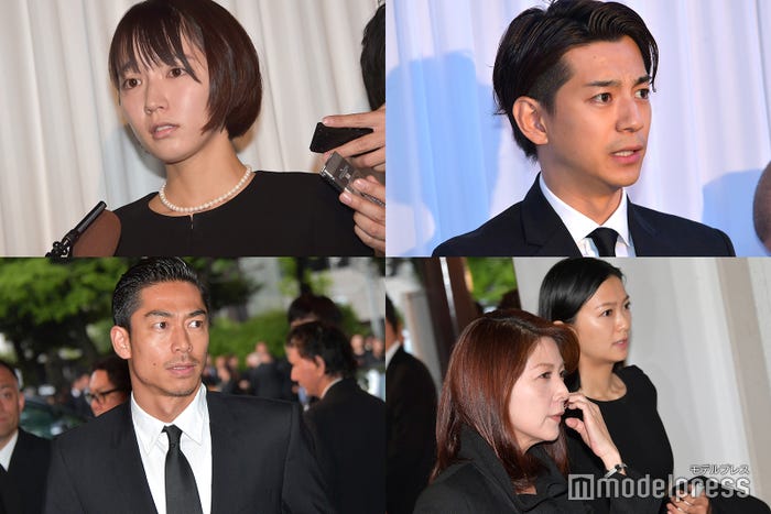 吉岡里帆・三浦翔平…涙で偲ぶ 伊藤英明ら育成「エー・チーム」社長・小笠原明男さん通夜(C)モデルプレス