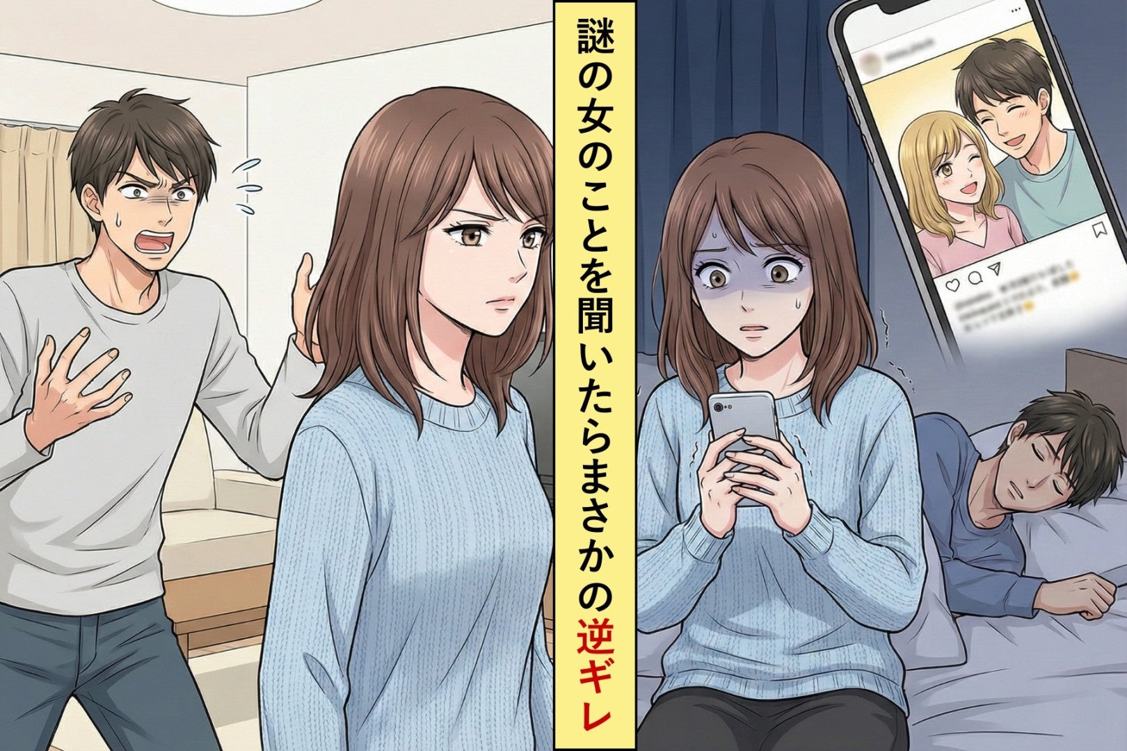 彼氏のSNSで見つけた謎の女。「誰？」と聞くと、衝撃の事実が次々と発覚した