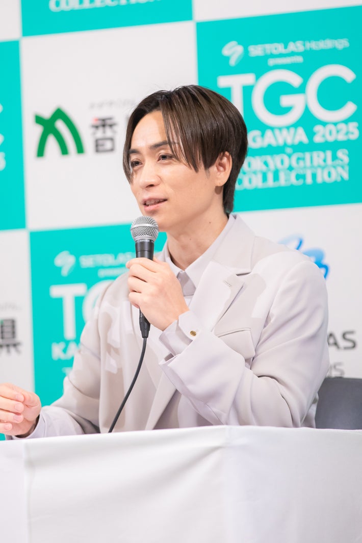 EXILE TETSUYA（C）セトラスホールディングス presents TGC 香川 2025 記者発表会