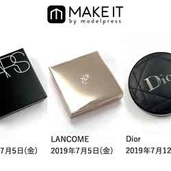 2019新作クッションファンデーション：NARS／LANCOME／Dior (C)メイクイット