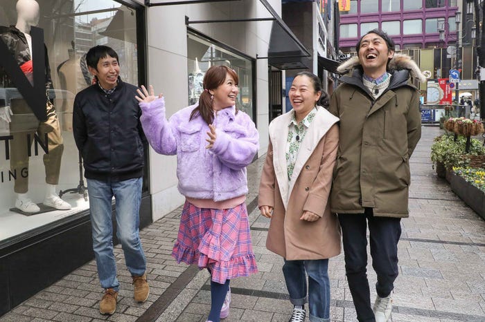 (左から)山根良顕、はるな愛、いとうあさこ、田中卓志(写真提供:カンテレ)