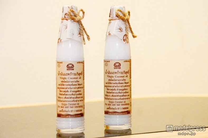 「Khaokho Talaypu」のココナッツオイルでしっとり肌に
