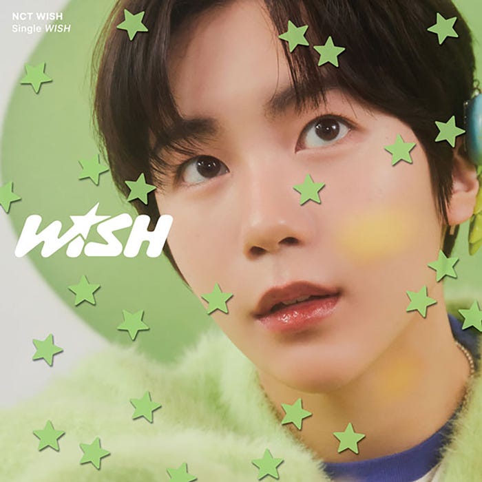 NCT WISH Japan 1st SINGLE「WISH」リヨウ(RYO)ジャケット(提供写真)