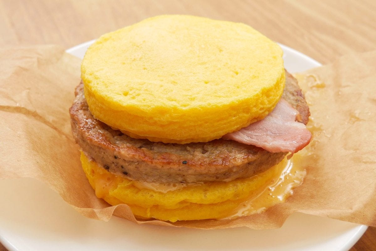 たまごでサンド！たまごバーガー