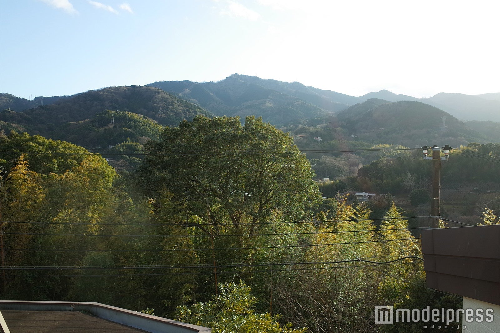 The Ryokan Tokyoから見える城山（C）モデルプレス