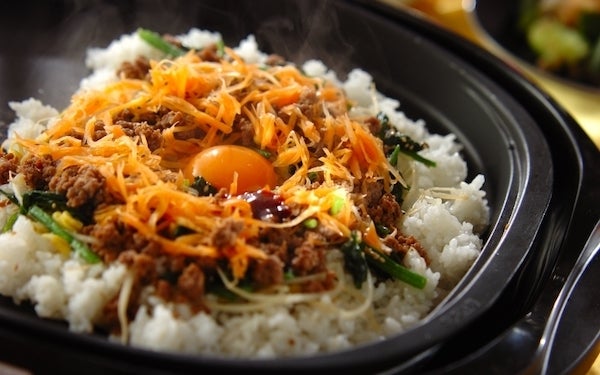 野菜もたっぷり摂れて栄養満点な「ビビンバ」