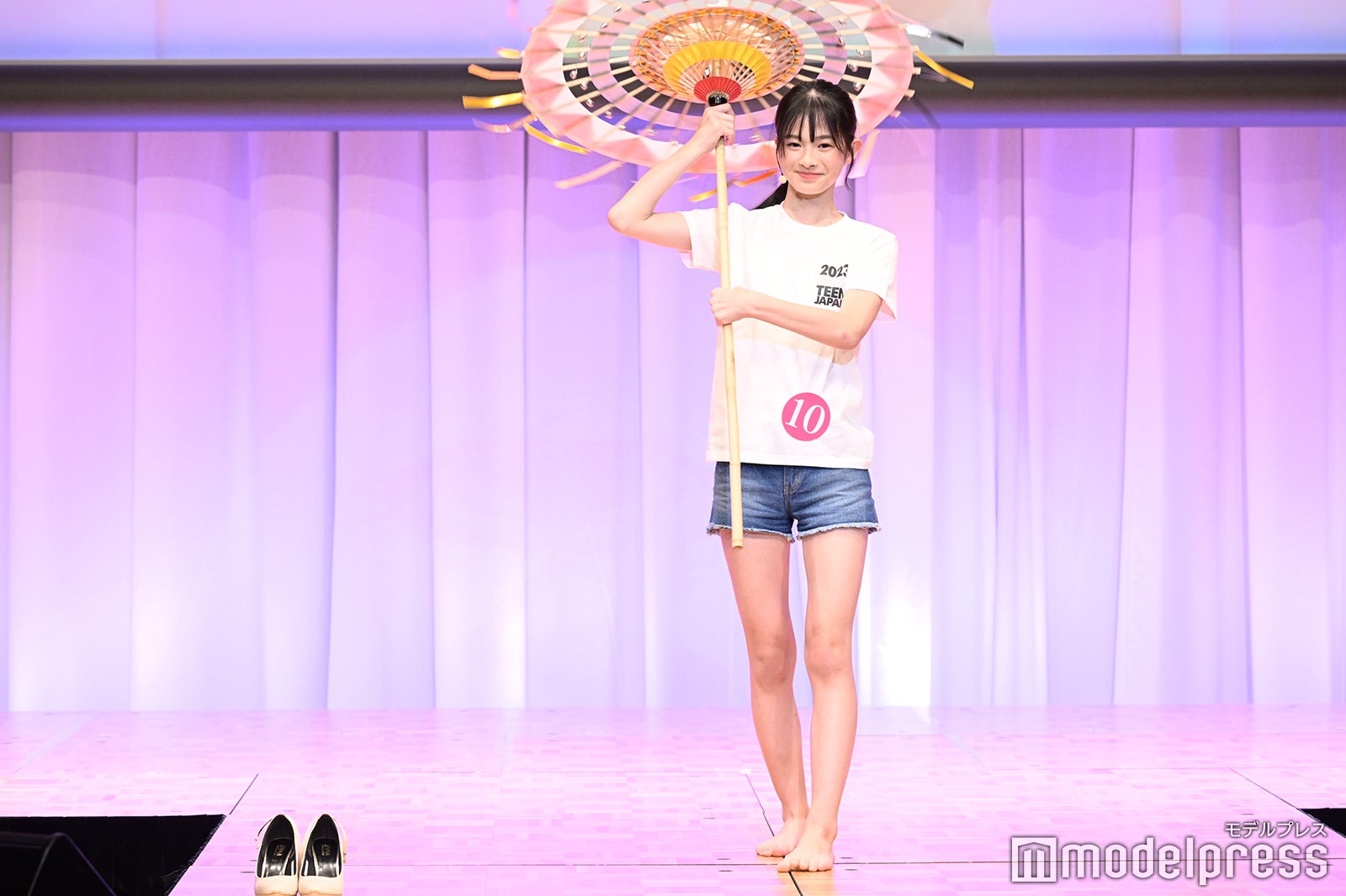 久保千咲さん「2023ミス・ティーン・ジャパン」の様子 （C）モデルプレス