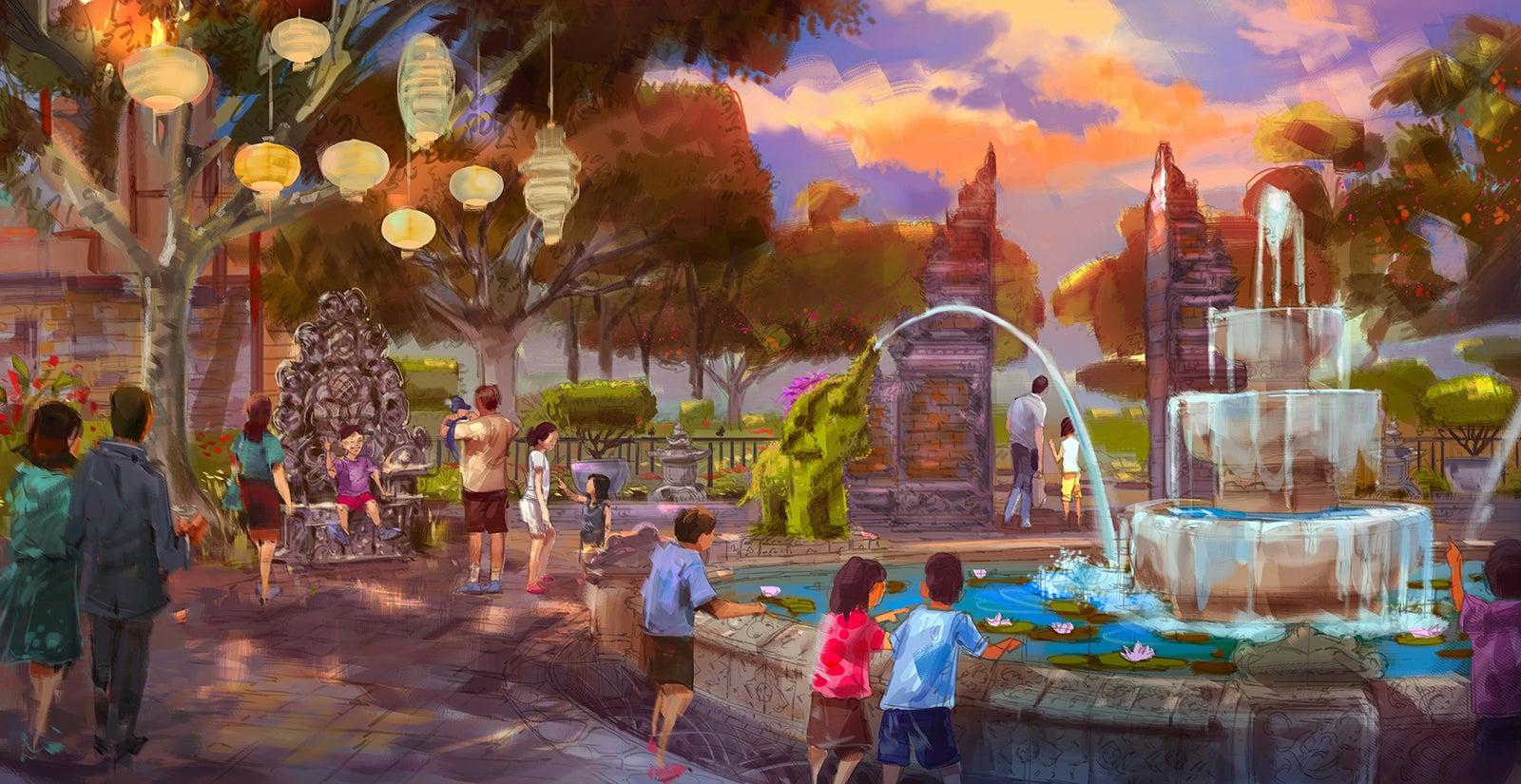 屋外エリア （C）Disney