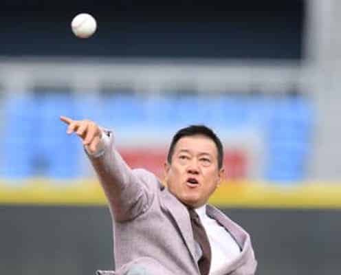 巨人・原辰徳オーナー付特別顧問が横浜市長杯で始球式 母校東海大が出場できず「寂しいところがありますね」