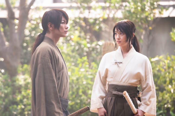 佐藤健,、武井咲(C)2020映画「るろうに剣心 最終章 The Final/The Beginning」製作委員会