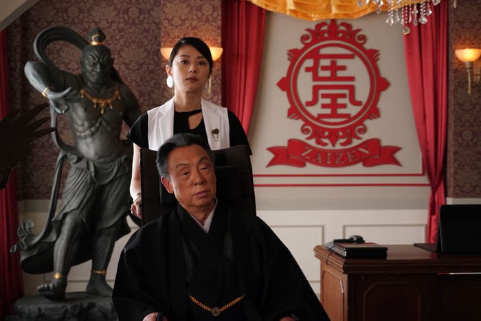 小池栄子・梅沢富美男/「ゼロ 一獲千金ゲーム」第2話より(C)日本テレビ