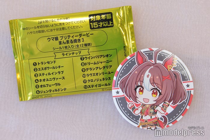 ランダムで1枚シール付き(C)モデルプレス