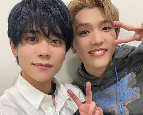 INI藤牧京介、誕生日迎えた高塚大夢との2ショット公開“高牧”コンビにファン歓喜 サプライズパーティーの様子も公開