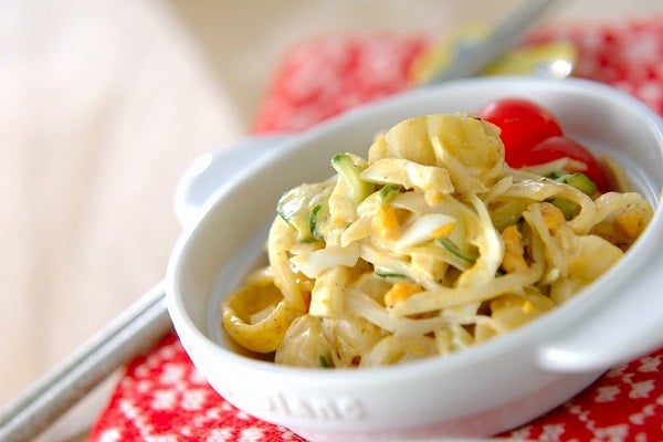 ゴマの風味広がる マカロニサラダ