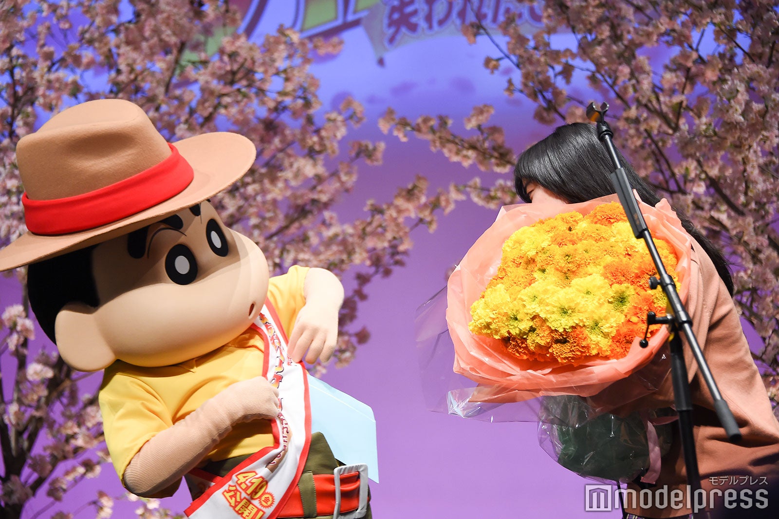 しんちゃんのお腹から手紙も！（C）モデルプレス