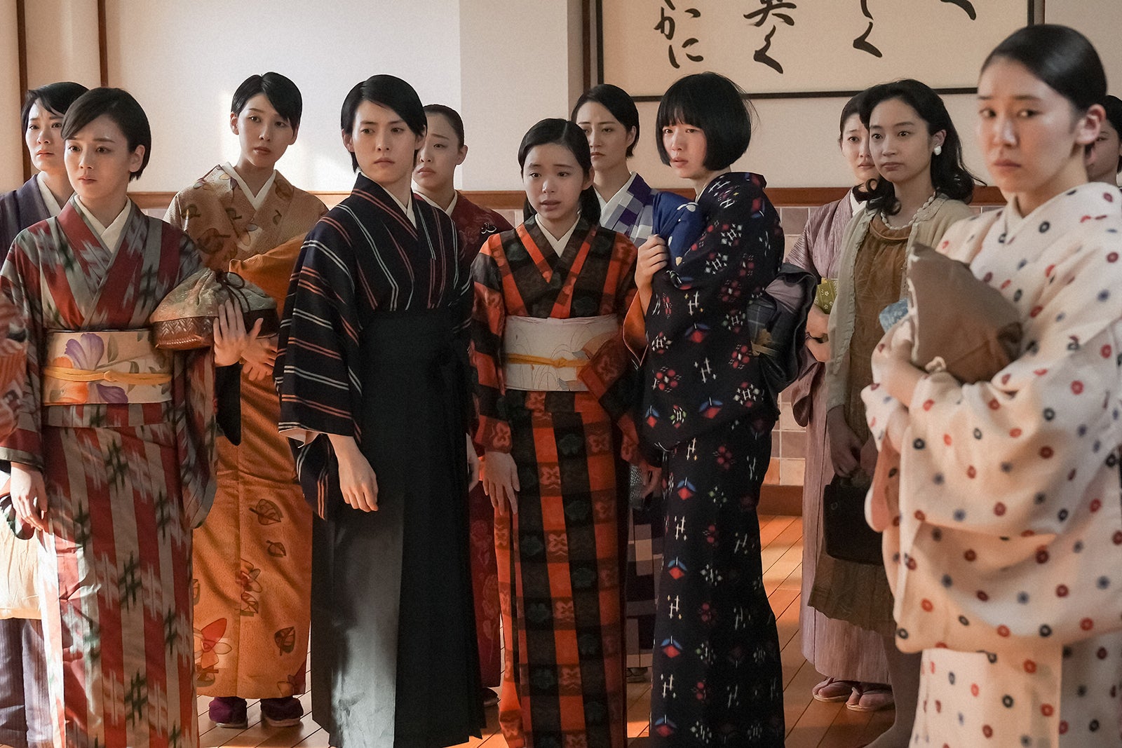 伊原六花、翼和希、趣里、片山友希、清水くるみ「ブギウギ」第13話（C）NHK