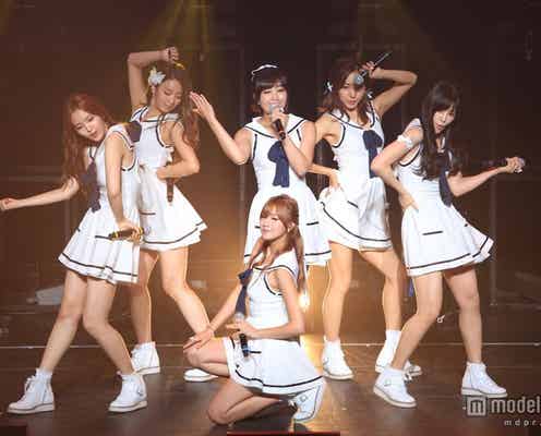 “6人の妖精”Apink、日本デビュー発表 ショーケースに53000人応募殺到