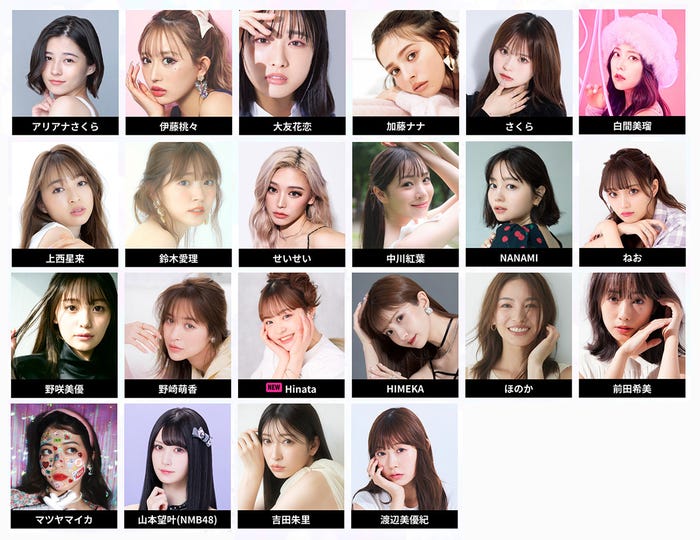 「KANSAI COLLECTION 2024 S/S」出演者(提供写真)