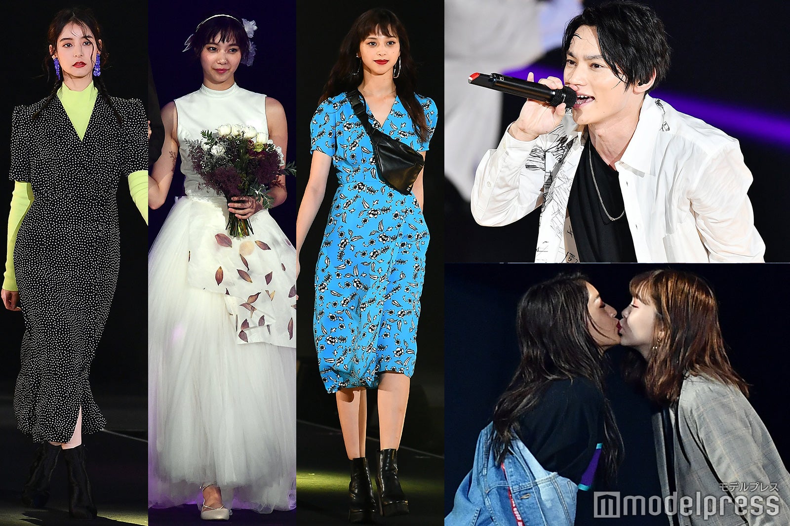 （左から）新木優子、新川優愛、中条あやみ（右上）SKY-HI、（右下）池田美優・藤田ニコル （C）モデルプレス