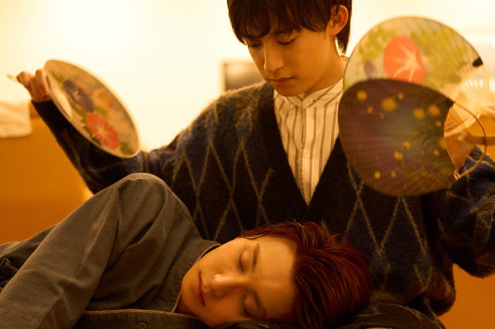 阿部顕嵐、阿久津仁愛「続・BLドラマの主演になりました」第2話(C)テレビ朝日