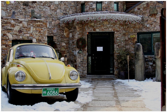 人気韓流ドラマでおなじみ、絶景の広がる山頂カフェ