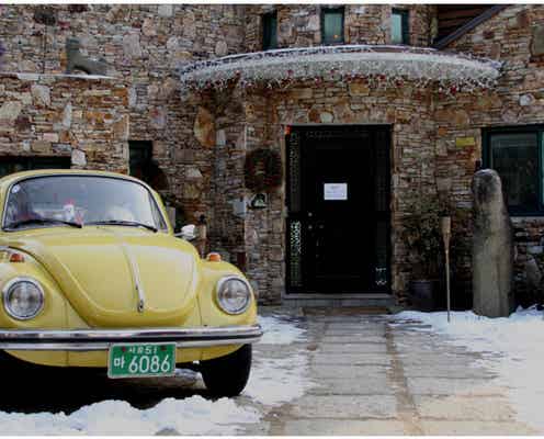 人気韓流ドラマでおなじみ、絶景の広がる山頂カフェ